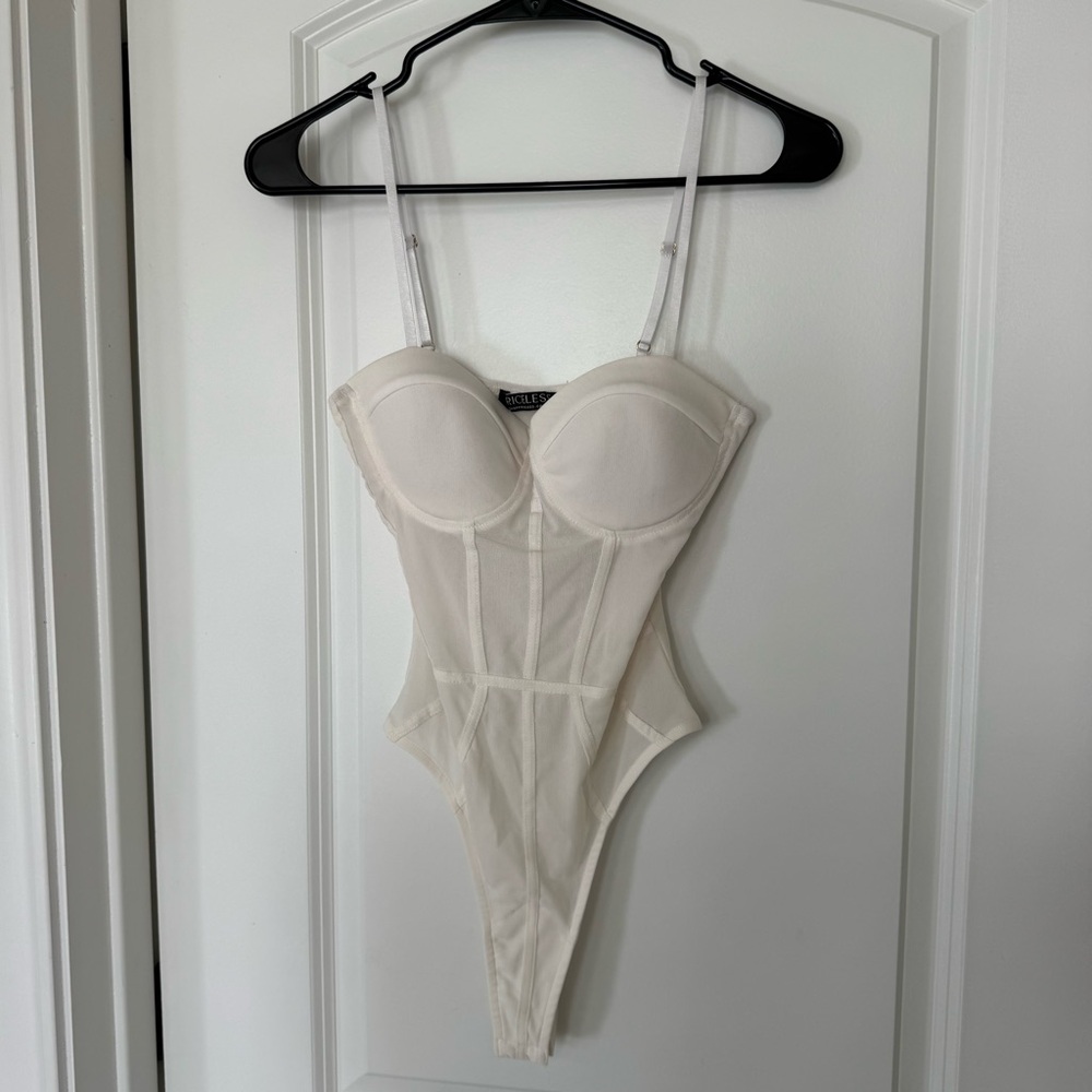 White Corset Bodysuit